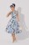 Błękitna sukienka Rockabilly Pin Up Sky Blue Flower (3).jpg