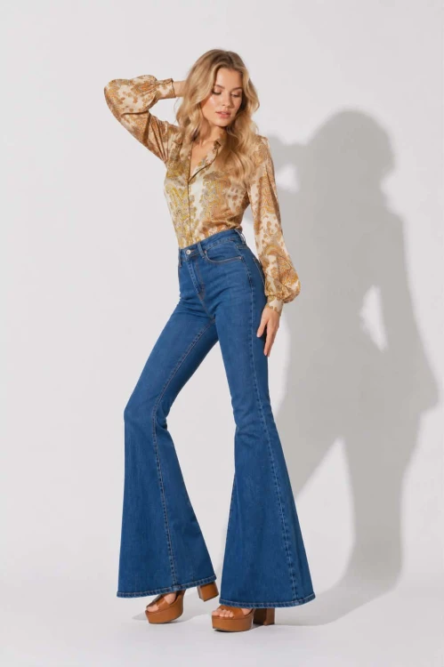 Spodnie Jeansowe Damskie Lata 70 Deep Blue (3).jpg