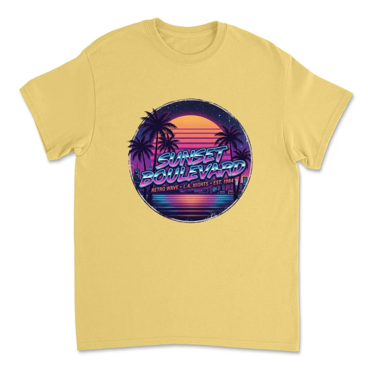 Koszulka Vintage Lata 80 | Sunset Boulevard 1984-Daisy