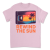 Koszulka Vintage Rewind The Sun – Retro Wave T-Shirt Lata 80 | Sunset VHS EditionLight Pink