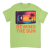 Koszulka Vintage Rewind The Sun – Retro Wave T-Shirt Lata 80 | Sunset VHS EditionLime